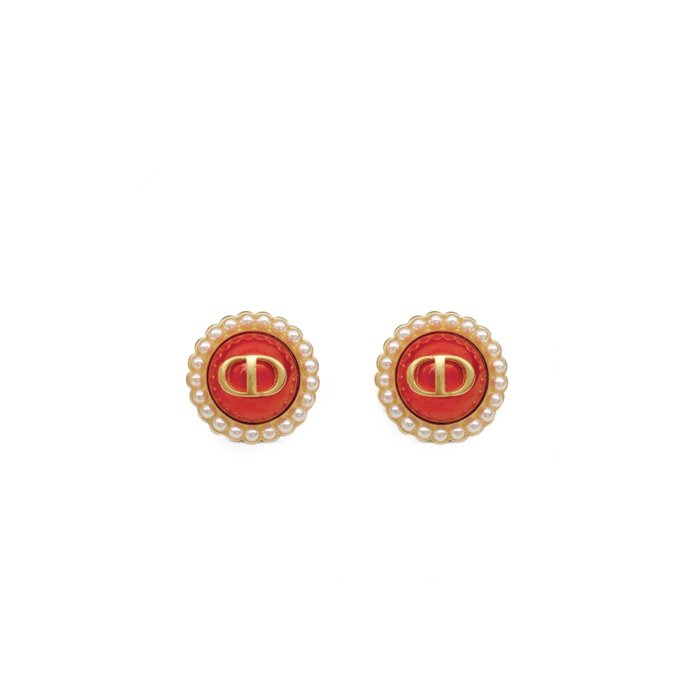D*or petit cd baroque stud earrings  e1835ptcve_d315
